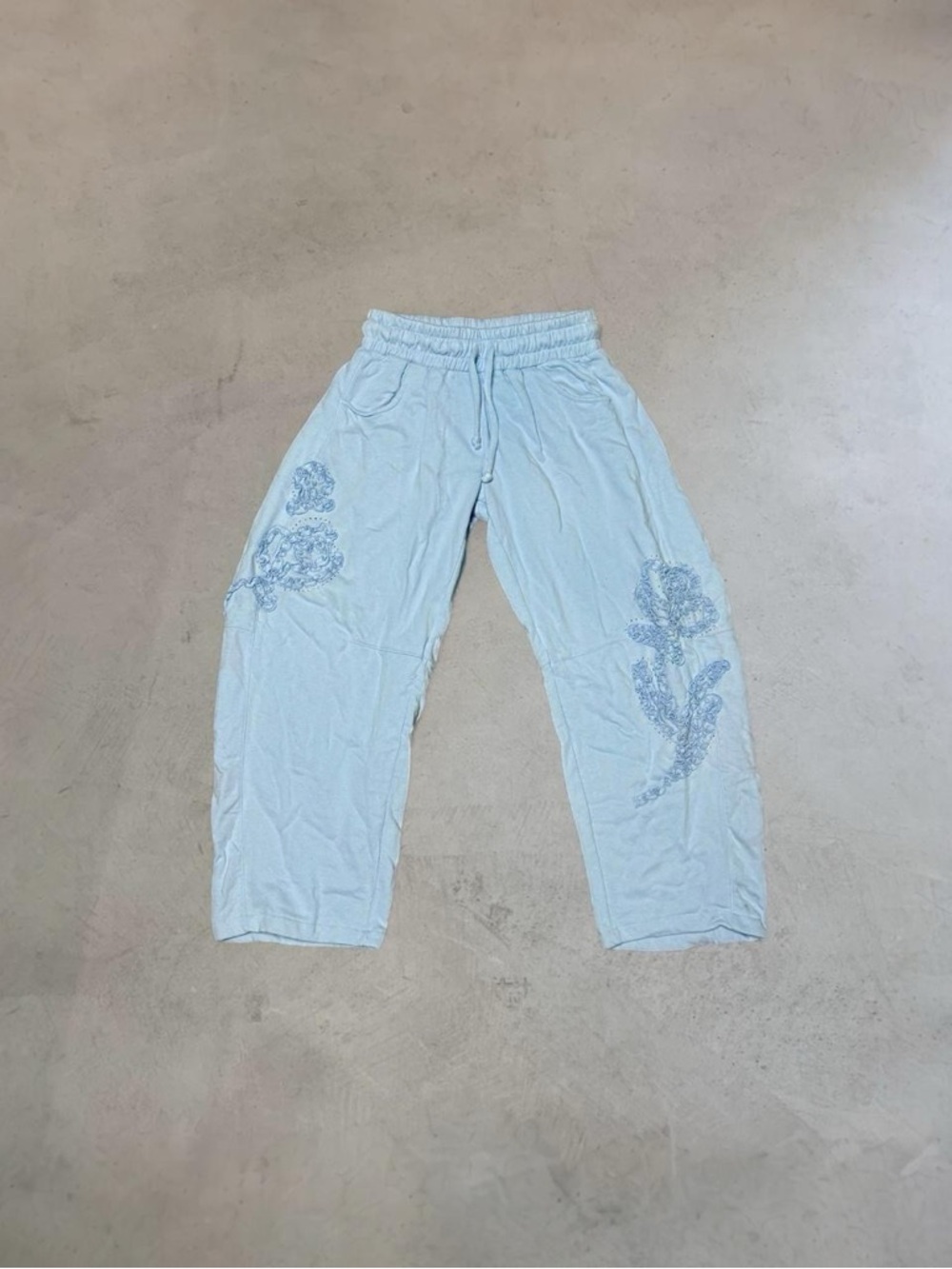 Urban Outfitters Out From Under Floral Essential Barrel Leg Sweatpants